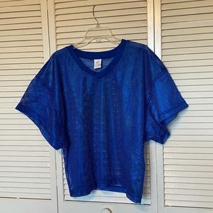 Champro Football Pads Over Shirt